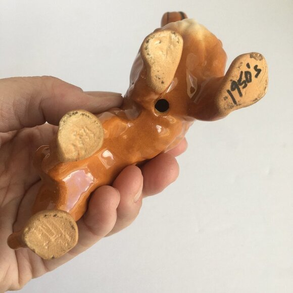 Vintage Dog Figurine Statue - Cocker Spaniel, Brown, 1950s - Picture 10 of 10